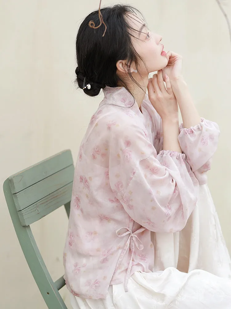 Whispering Blossom Hanfu Set