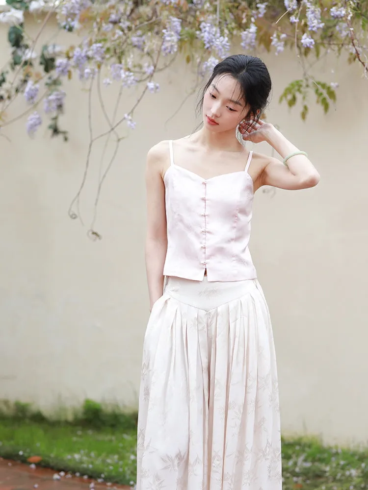 Whispering Blossom Hanfu Set