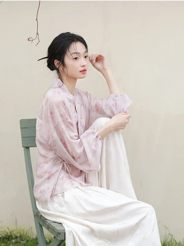 Whispering Blossom Hanfu Set