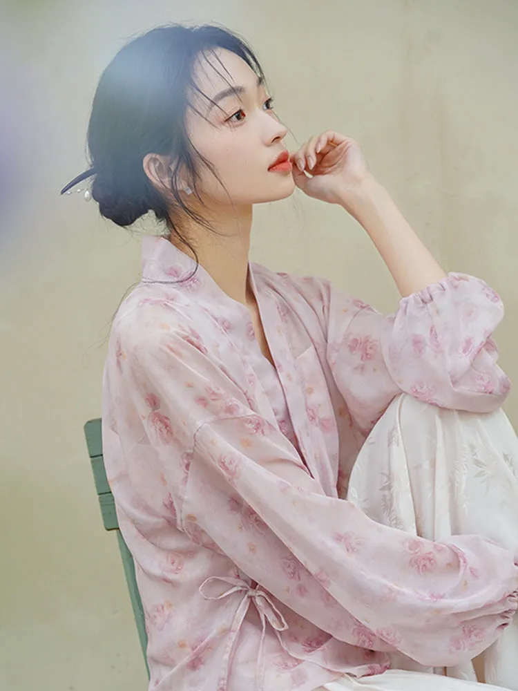 Whispering Blossom Hanfu Set