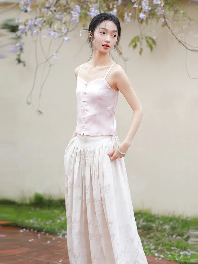 Whispering Blossom Hanfu Set