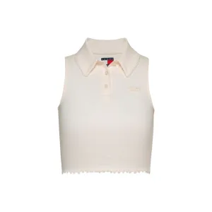 White Cotton Rigenerato Tops & T-Shirt