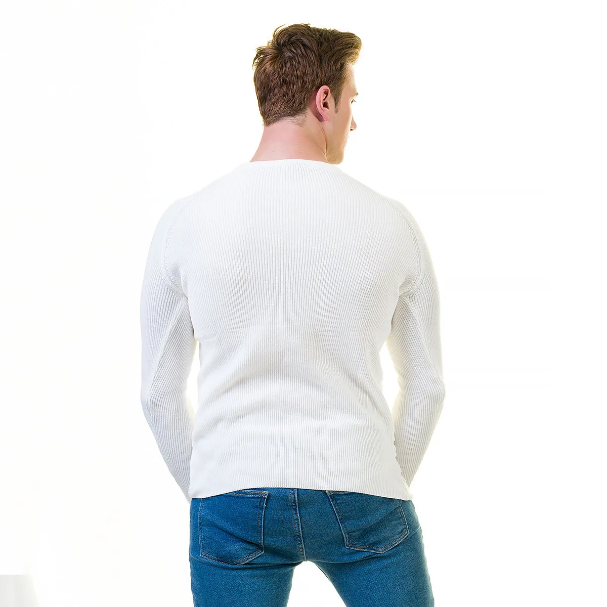 White European Wool Luxury Zippered With Sweater Jacket Warm Winter Tailor Fit