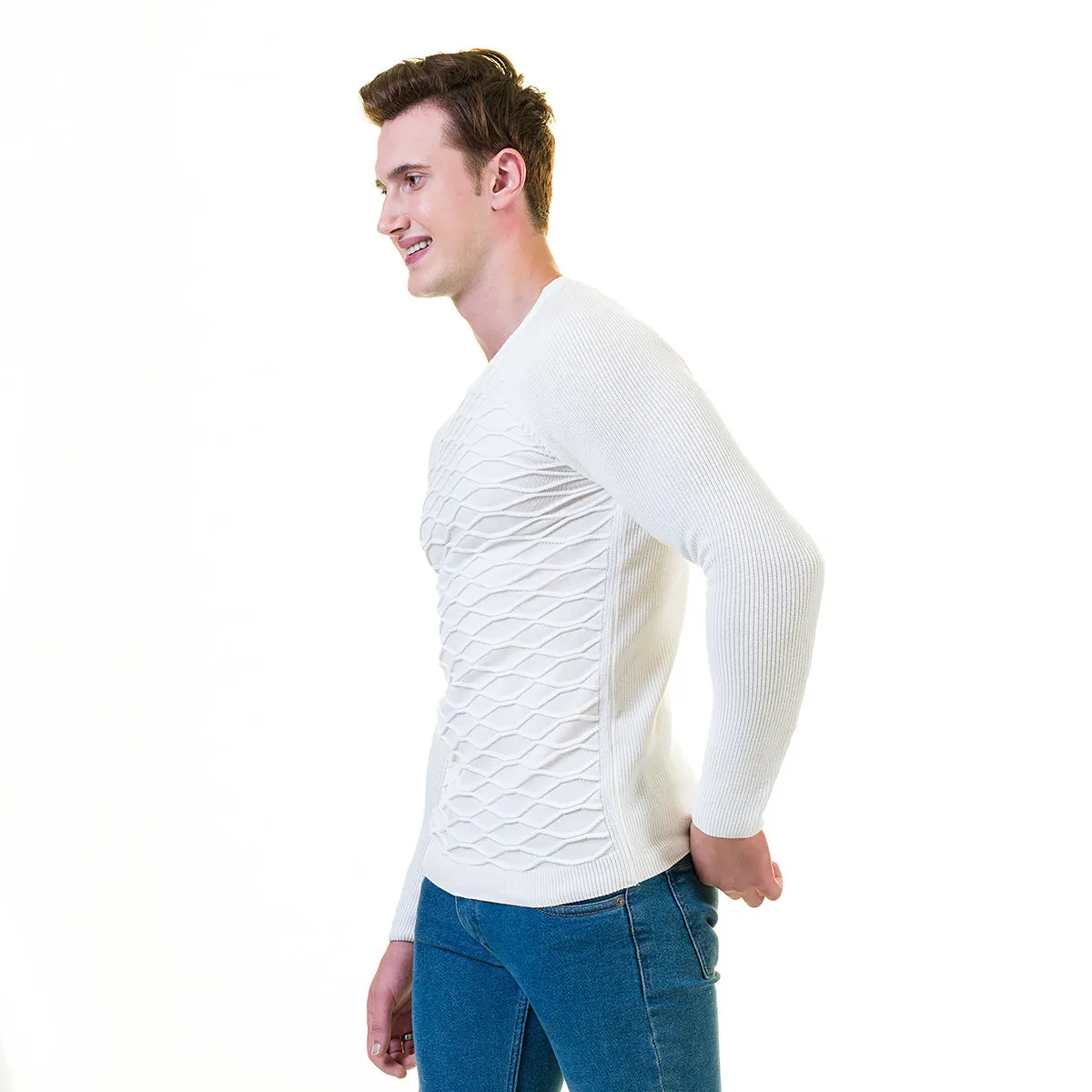 White European Wool Luxury Zippered With Sweater Jacket Warm Winter Tailor Fit