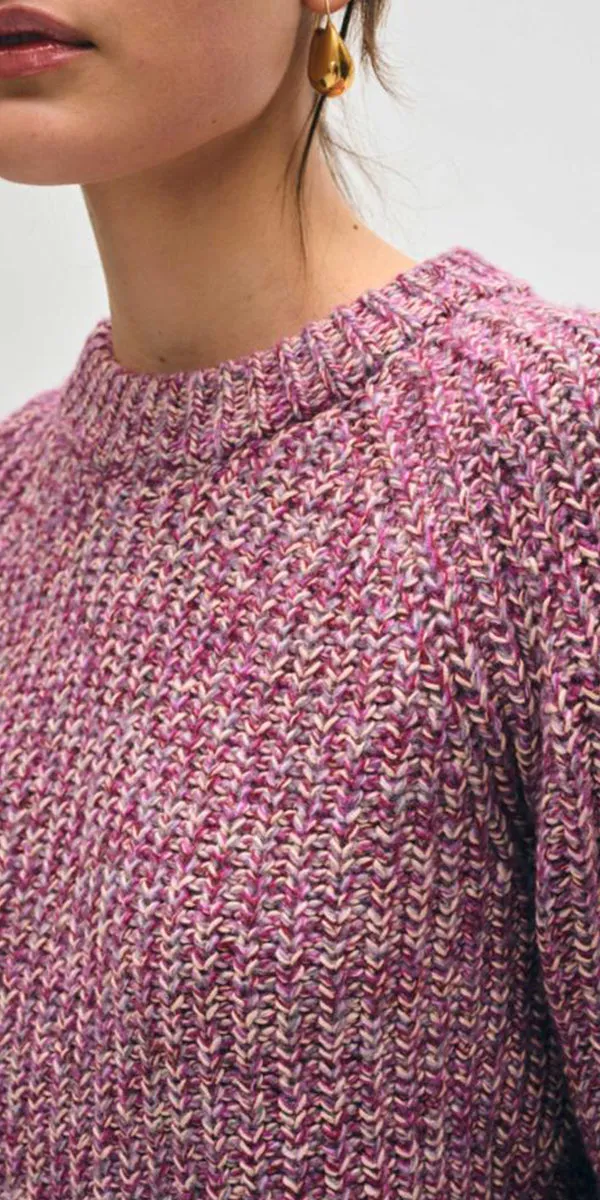 White   Warren Marled Sweatshirt