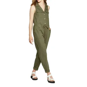Wild Fable Women's Sleeveless Collared Button Front Utility Jumpsuit
