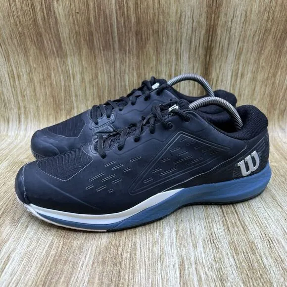 Wilson Rush Pro Ace Men's Size 9.5‎ Black Tennis Shoes Sneakers Pickleball