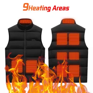 Winter Heated Vest – USB-Powered Anti-Freeze Jacket for Hunting, Skiing, Motorcycling, and Outdoor Activities (S-6XL) C11