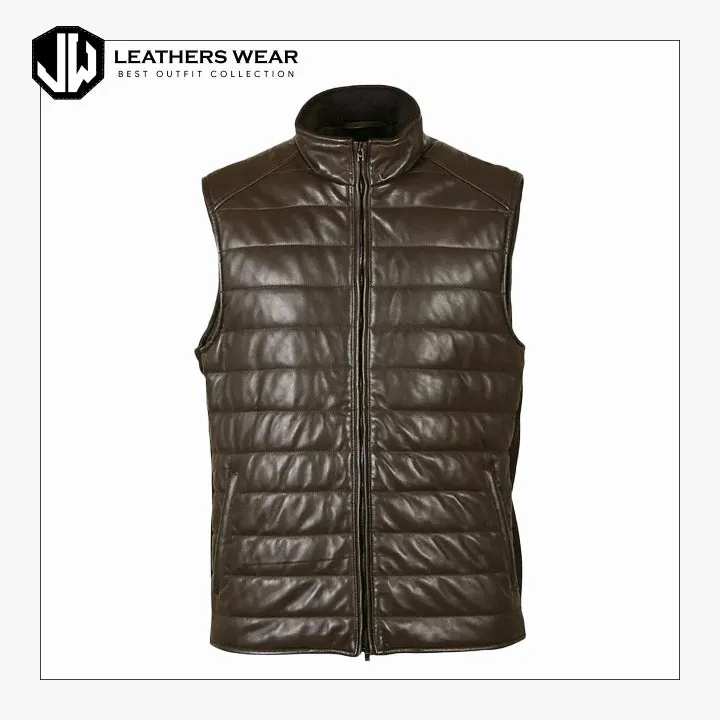 Winter Leather Vest