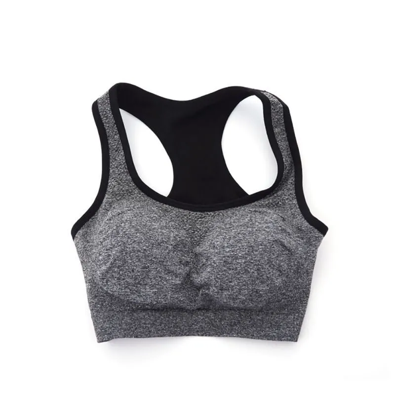 Women Quick Drying Professional outwork Bra Top Vest Trainer Underwear Fitness Padded Bra RU67 NW