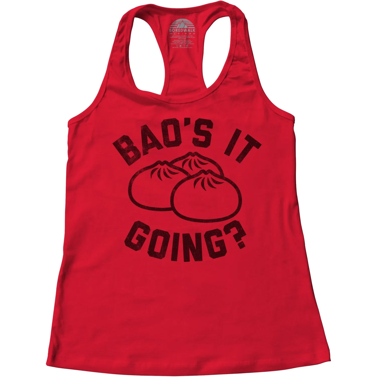 Women's Bao's It Going Dim Sum Racerback Tank Top