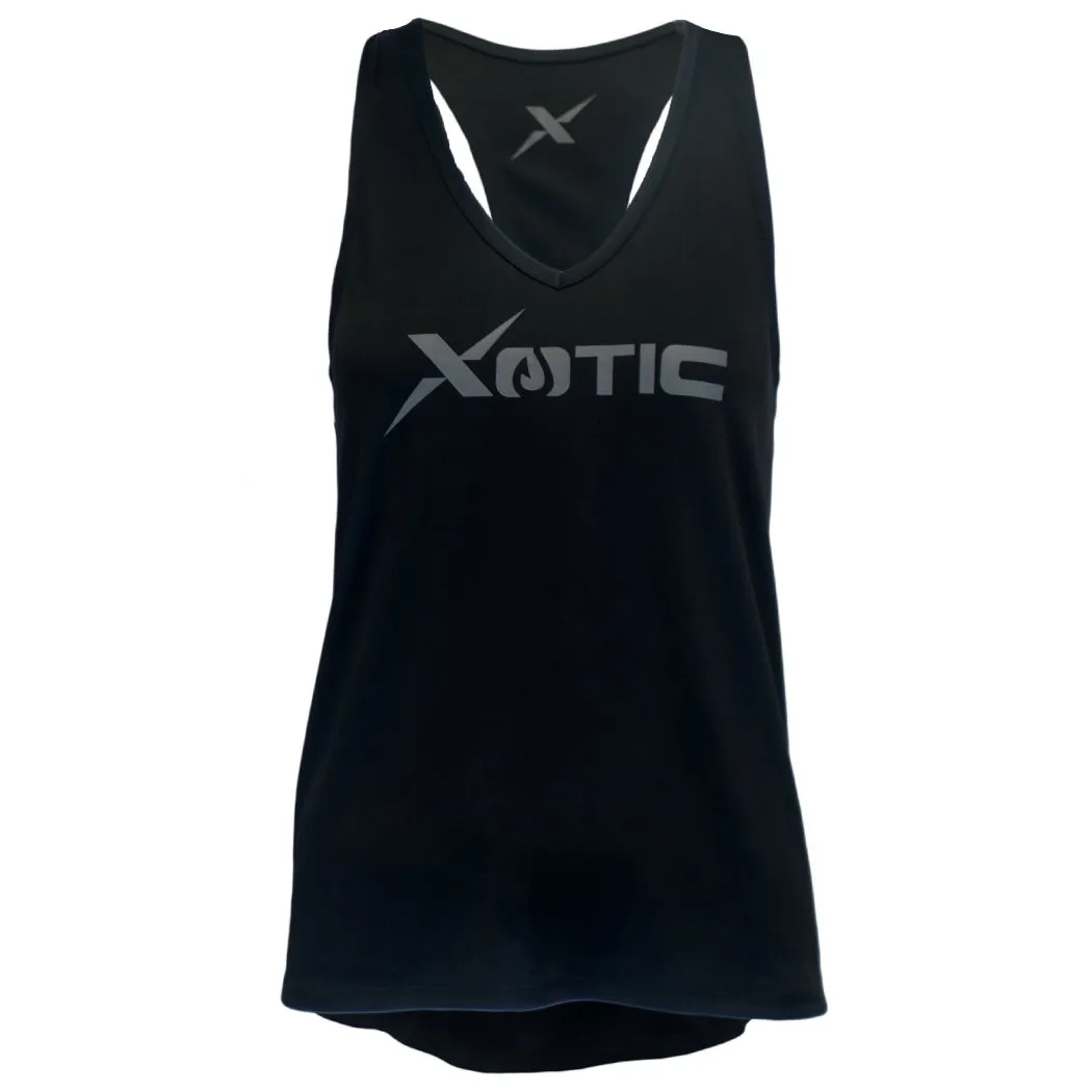 Women's Black Performance Fishing Tank Top