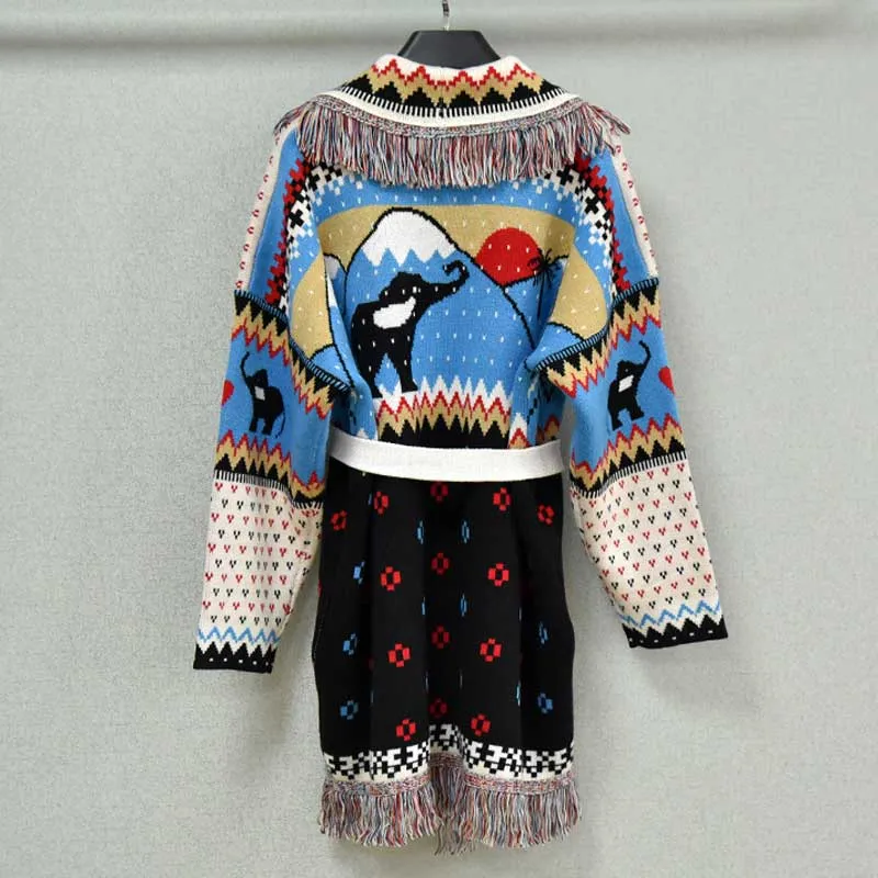Women's bohemian cardigan sweater