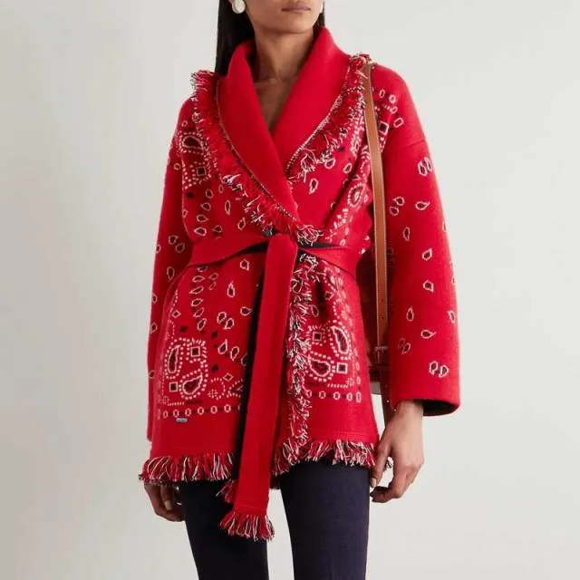 Women's bohemian cardigan sweater