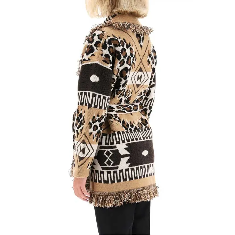 Women's bohemian cardigan sweater