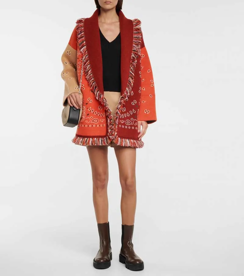 Women's bohemian cardigan sweater