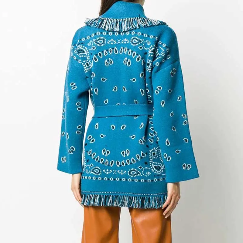 Women's bohemian cardigan sweater