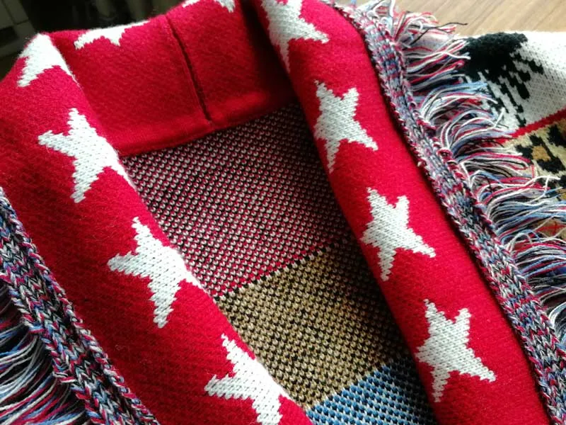 Women's bohemian cardigan sweater