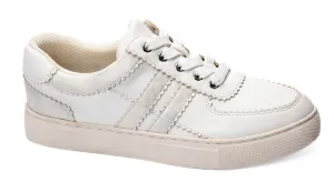 Women's Corkys Rizz Sneakers in White and Silver
