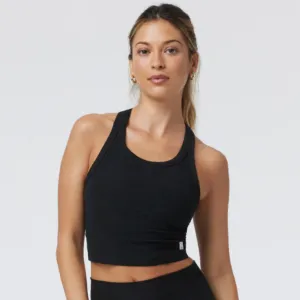 WOMEN'S ELEVATION RACERBACK TANK - HBK BLACK HEATHER