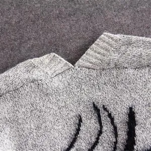 Women's Head Embroidery Long Section Knitted Sweater Cardigan
