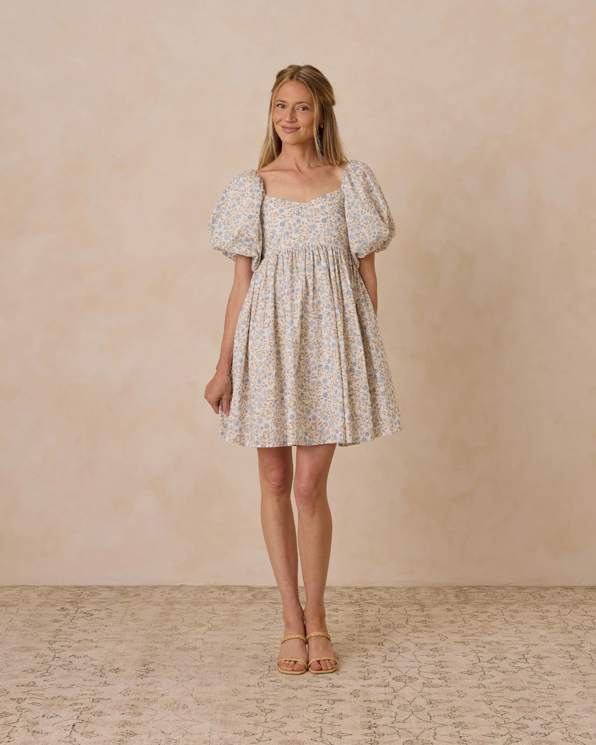 Women's Isabella Dress | Blue Garden - Noralee
