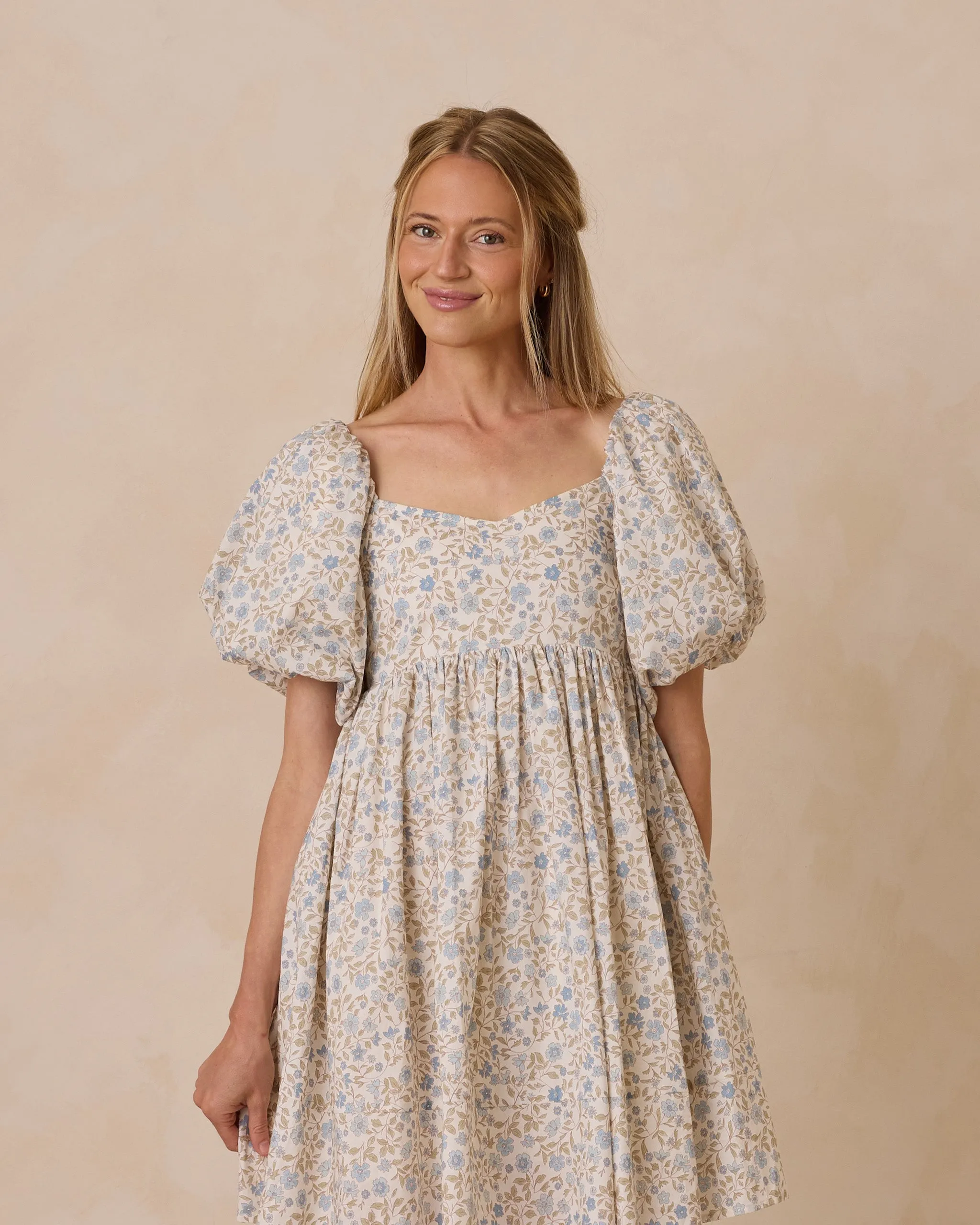 Women's Isabella Dress | Blue Garden - Noralee