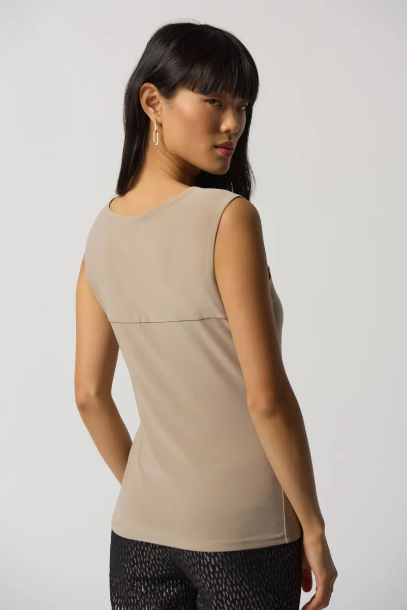 Women's Joseph Ribkoff | Classic Square Neck Camisole | Latte