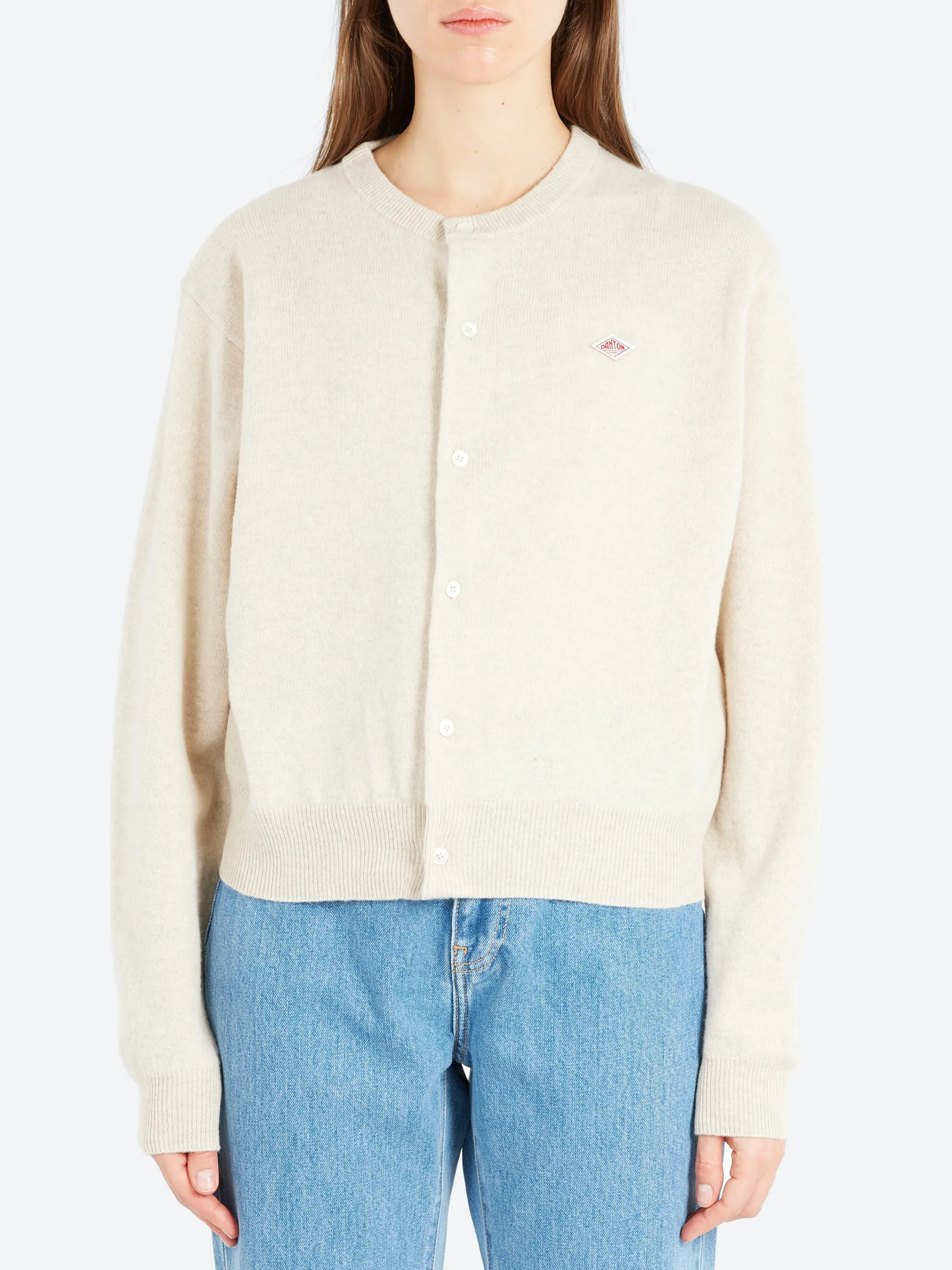 Women's Lambswool Crew Neck Cardigan