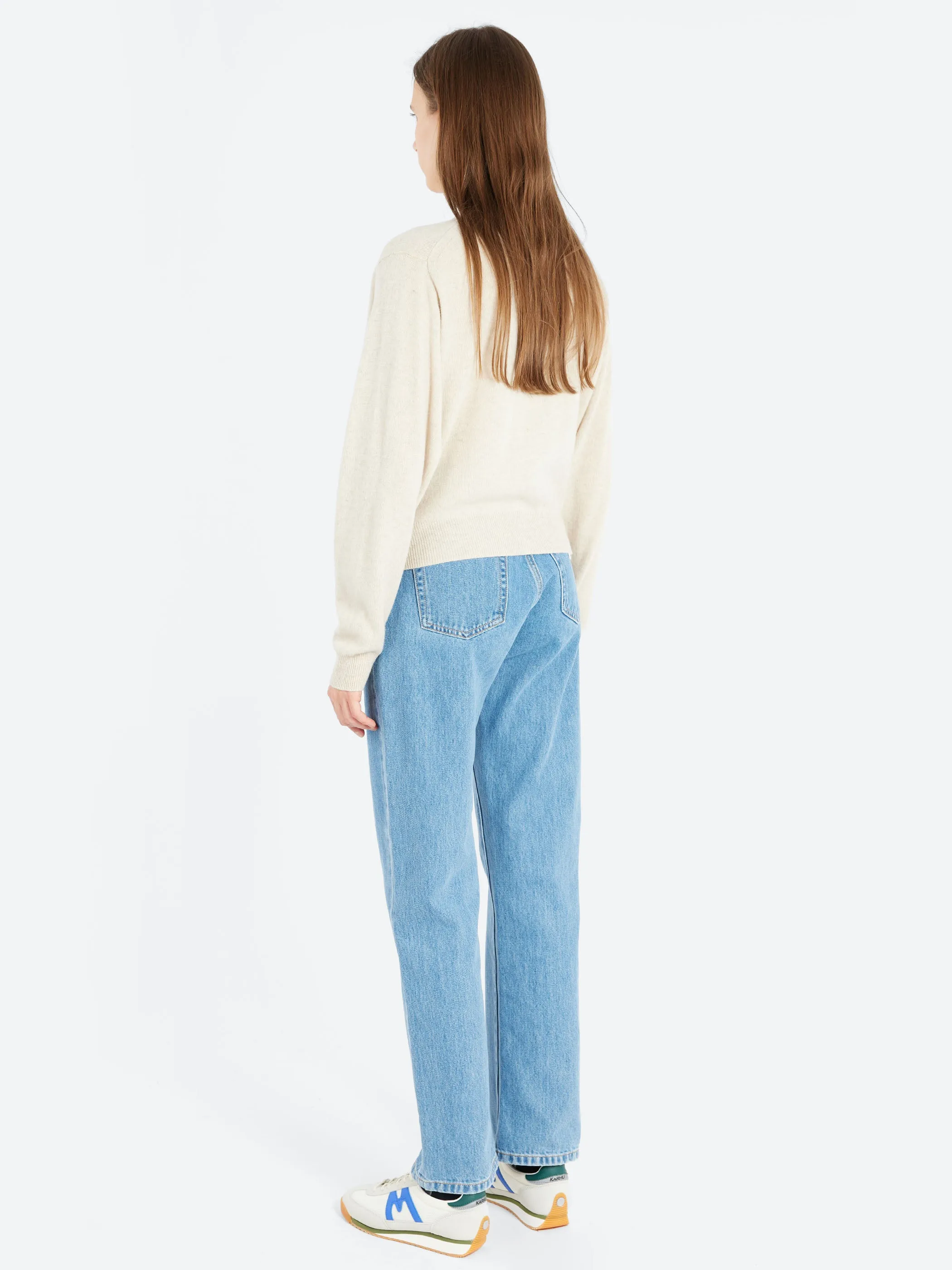 Women's Lambswool Crew Neck Cardigan