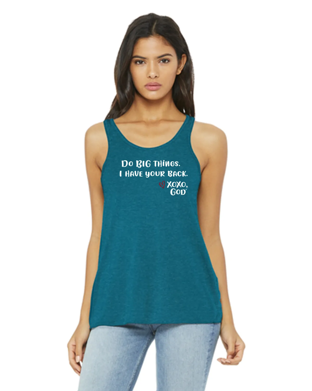 Women's Racerback Tank - Do BIG things.  I have your back.