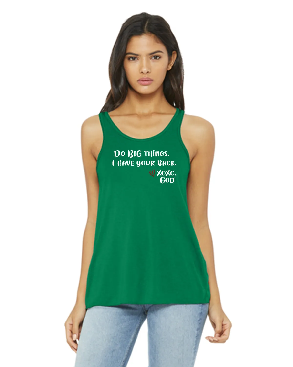 Women's Racerback Tank - Do BIG things.  I have your back.