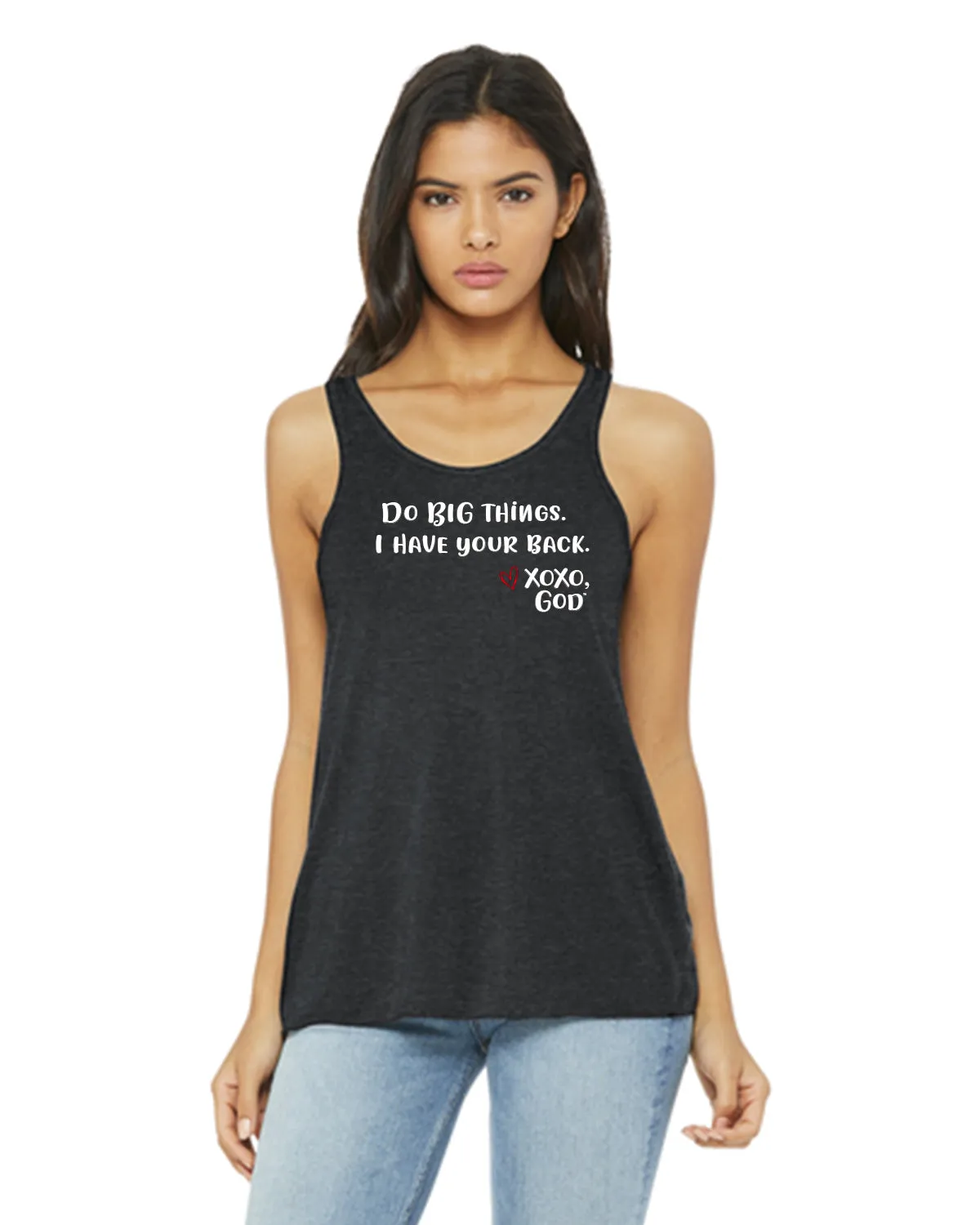 Women's Racerback Tank - Do BIG things.  I have your back.