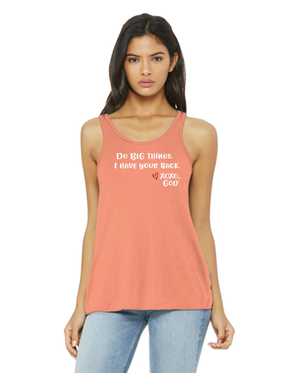 Women's Racerback Tank - Do BIG things.  I have your back.