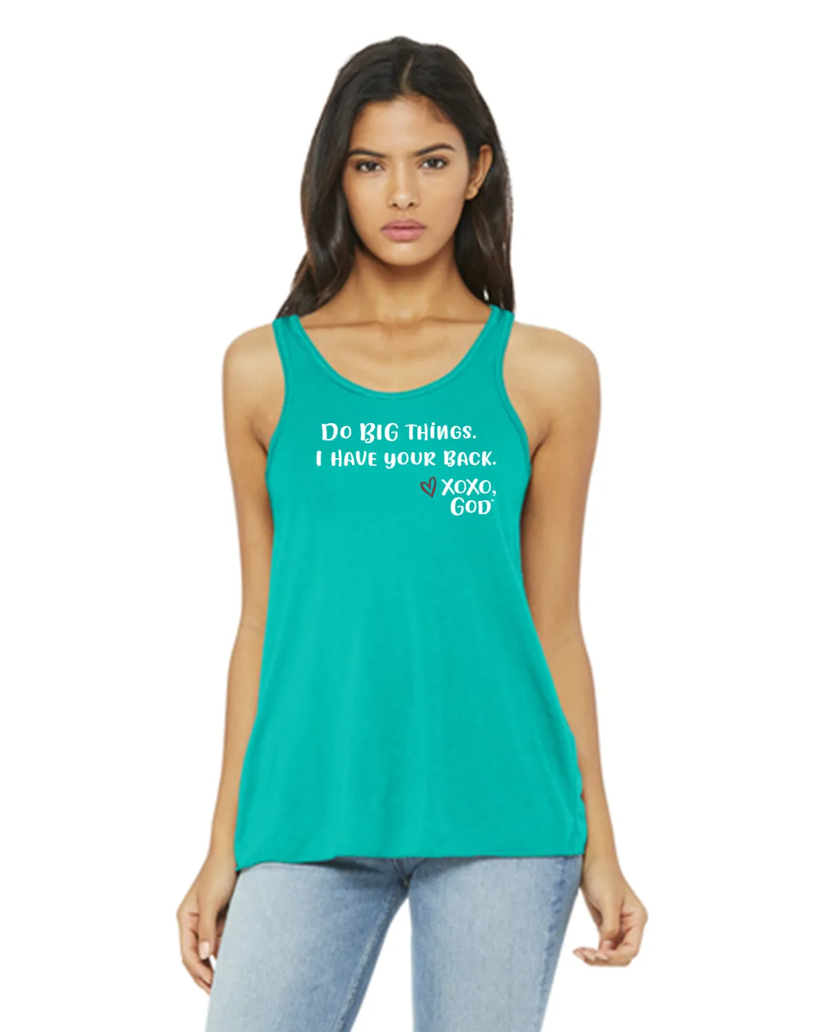 Women's Racerback Tank - Do BIG things.  I have your back.