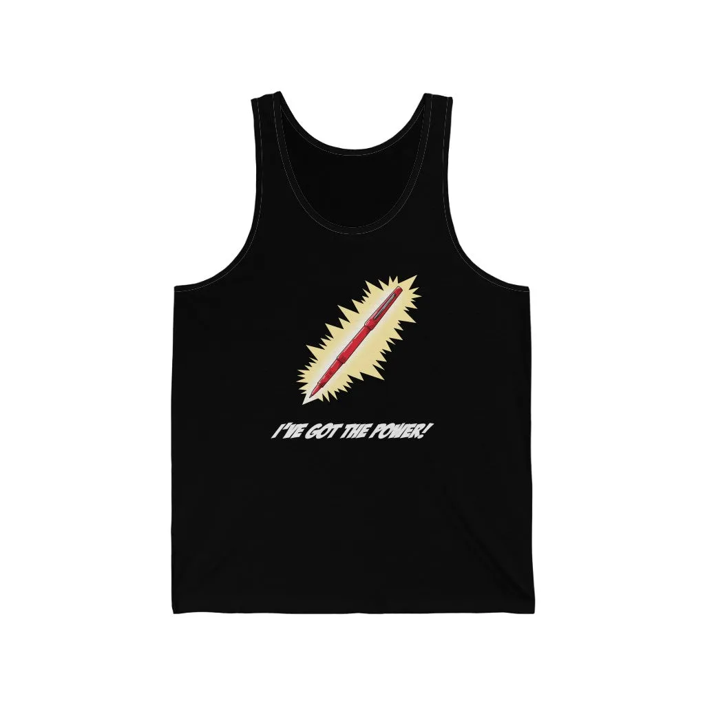 Women's Red Pen Power Jersey Tank
