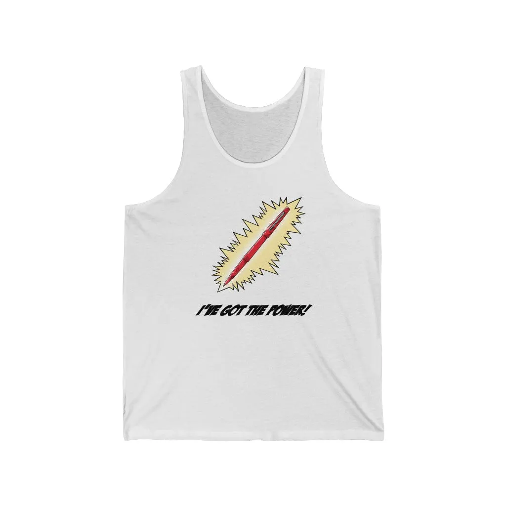 Women's Red Pen Power Jersey Tank