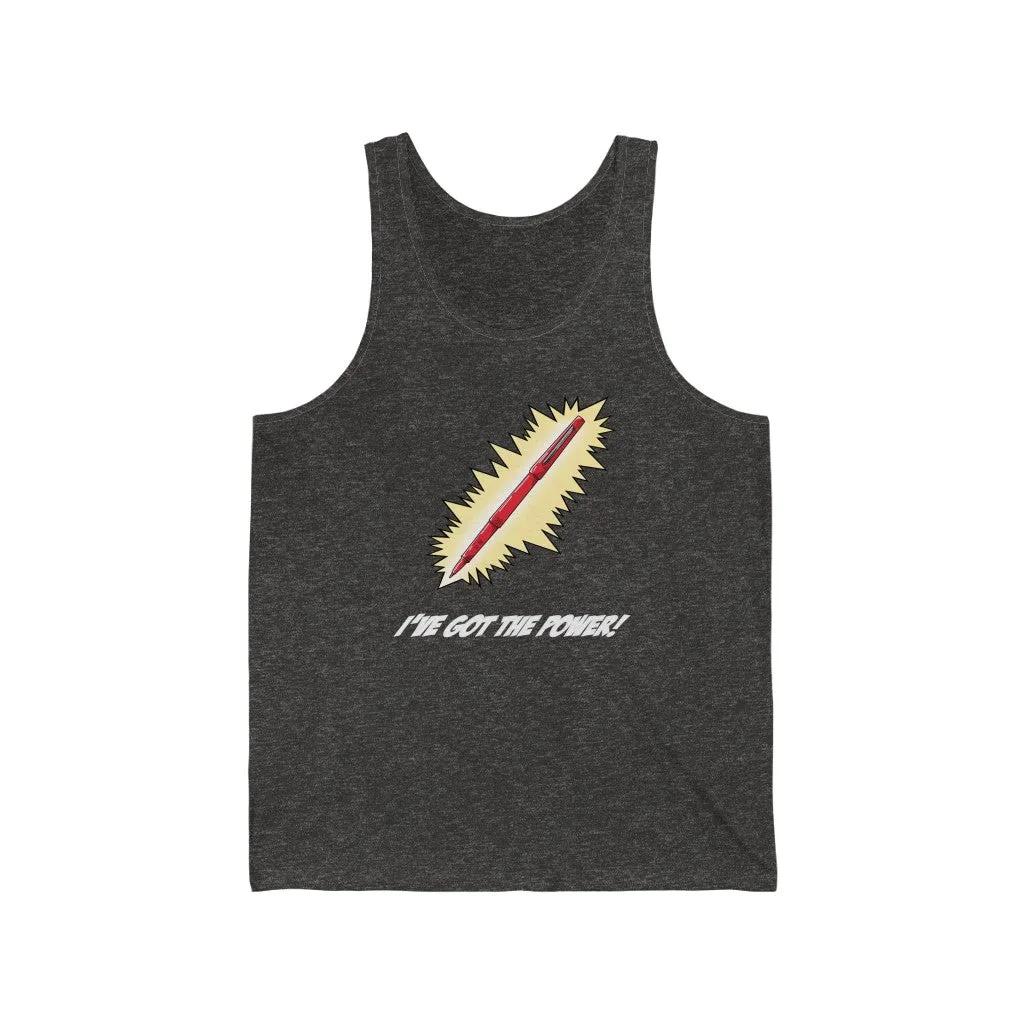 Women's Red Pen Power Jersey Tank