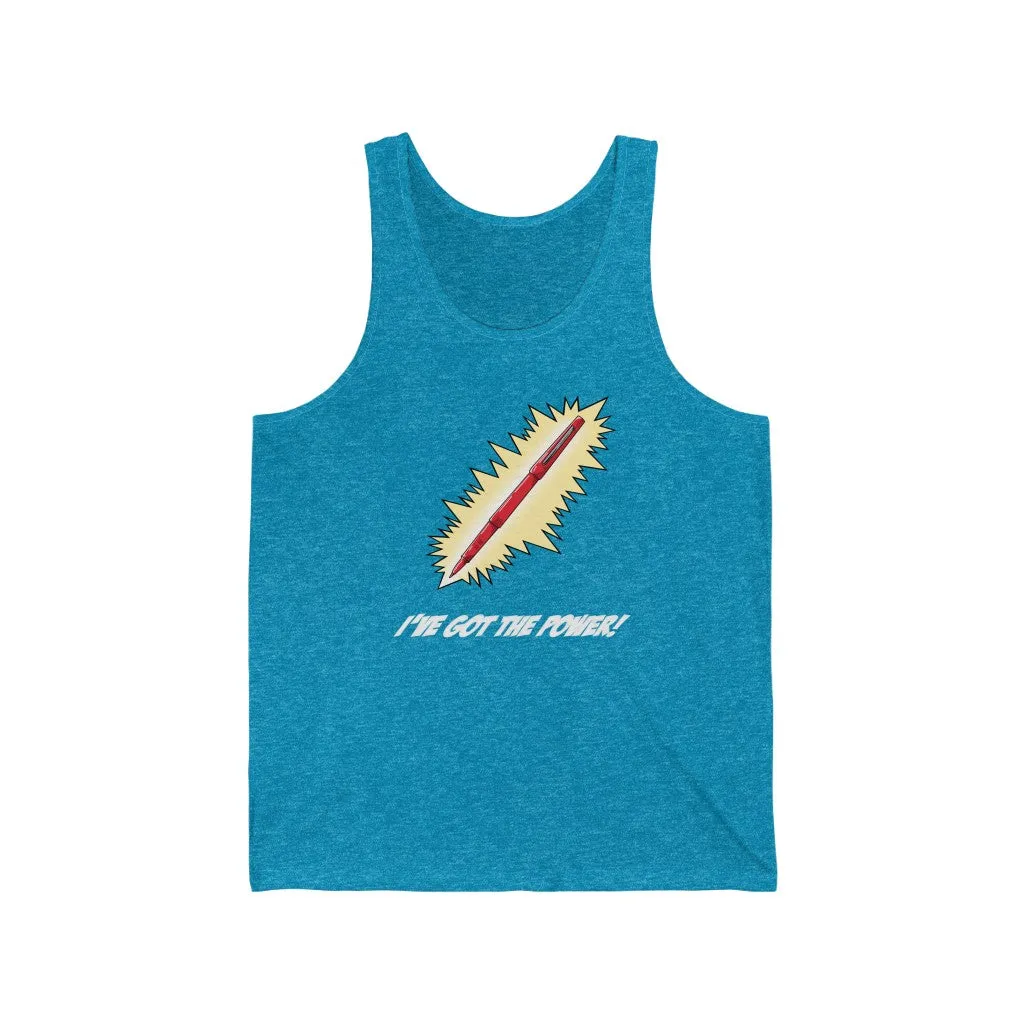 Women's Red Pen Power Jersey Tank