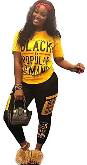 Womens Sexy 2 Piece Sports Outfit Set Shirt Bodycon Pants Joggers Clubwear Tracksuit Sportswear Set, Yellow-2, XX-Large