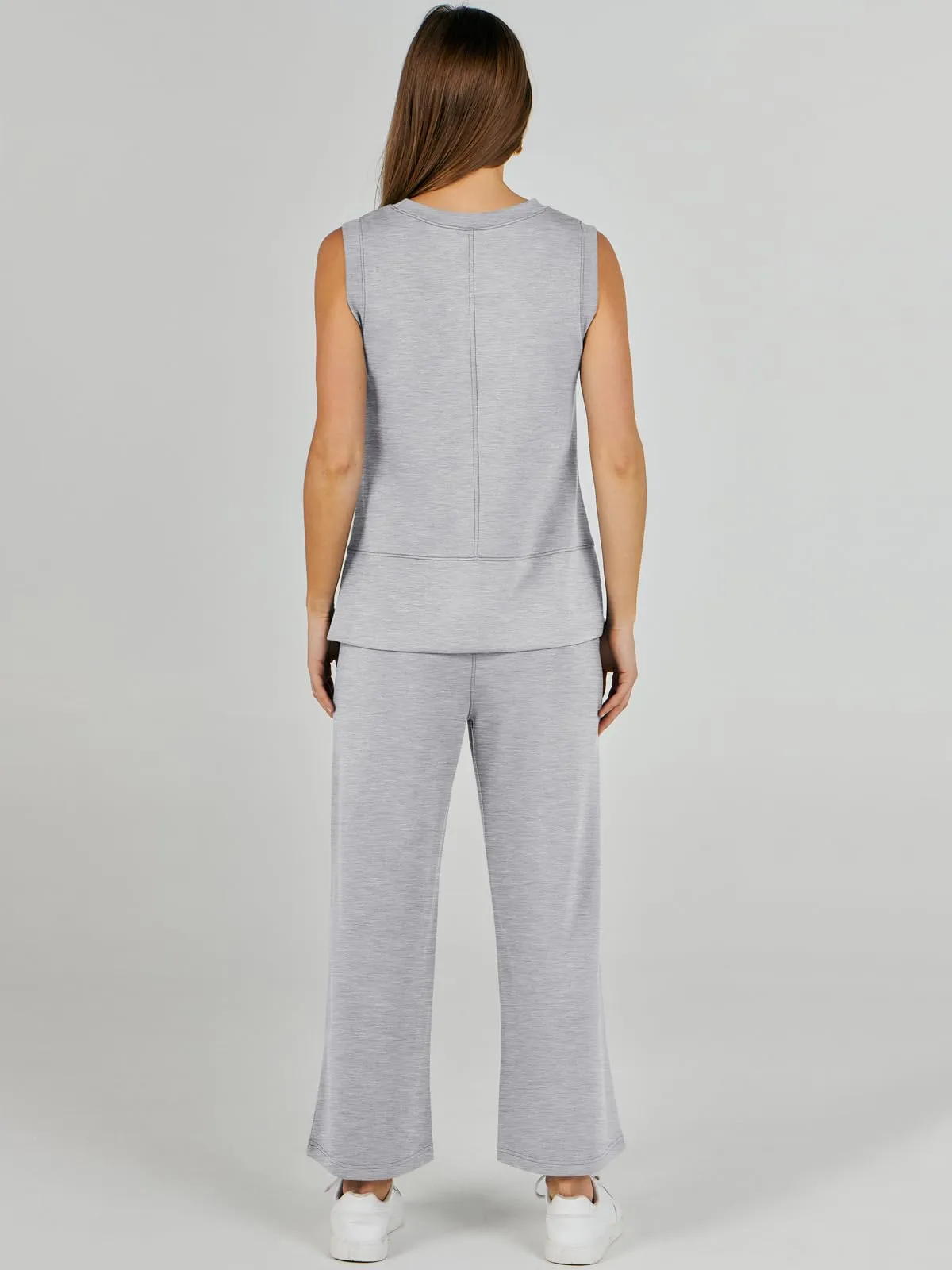 Women's Sleeveless Wide Leg Tracksuits 2 Piece Sets (Buy 2 Free Shipping)
