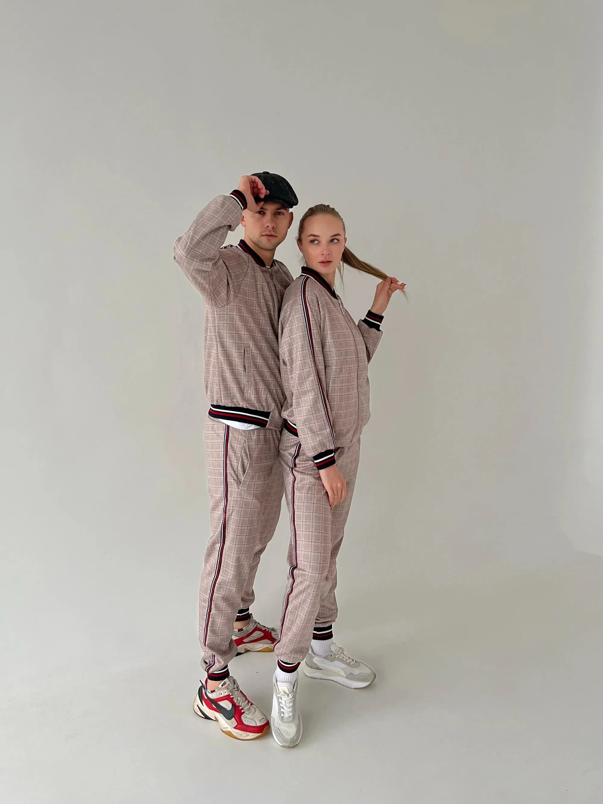 Women's Tracksuit Set in Beige
