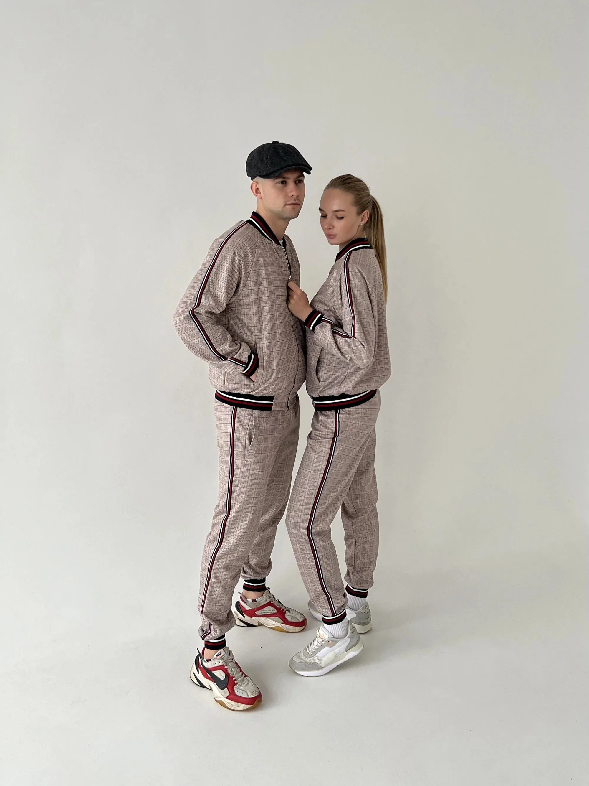 Women's Tracksuit Set in Beige