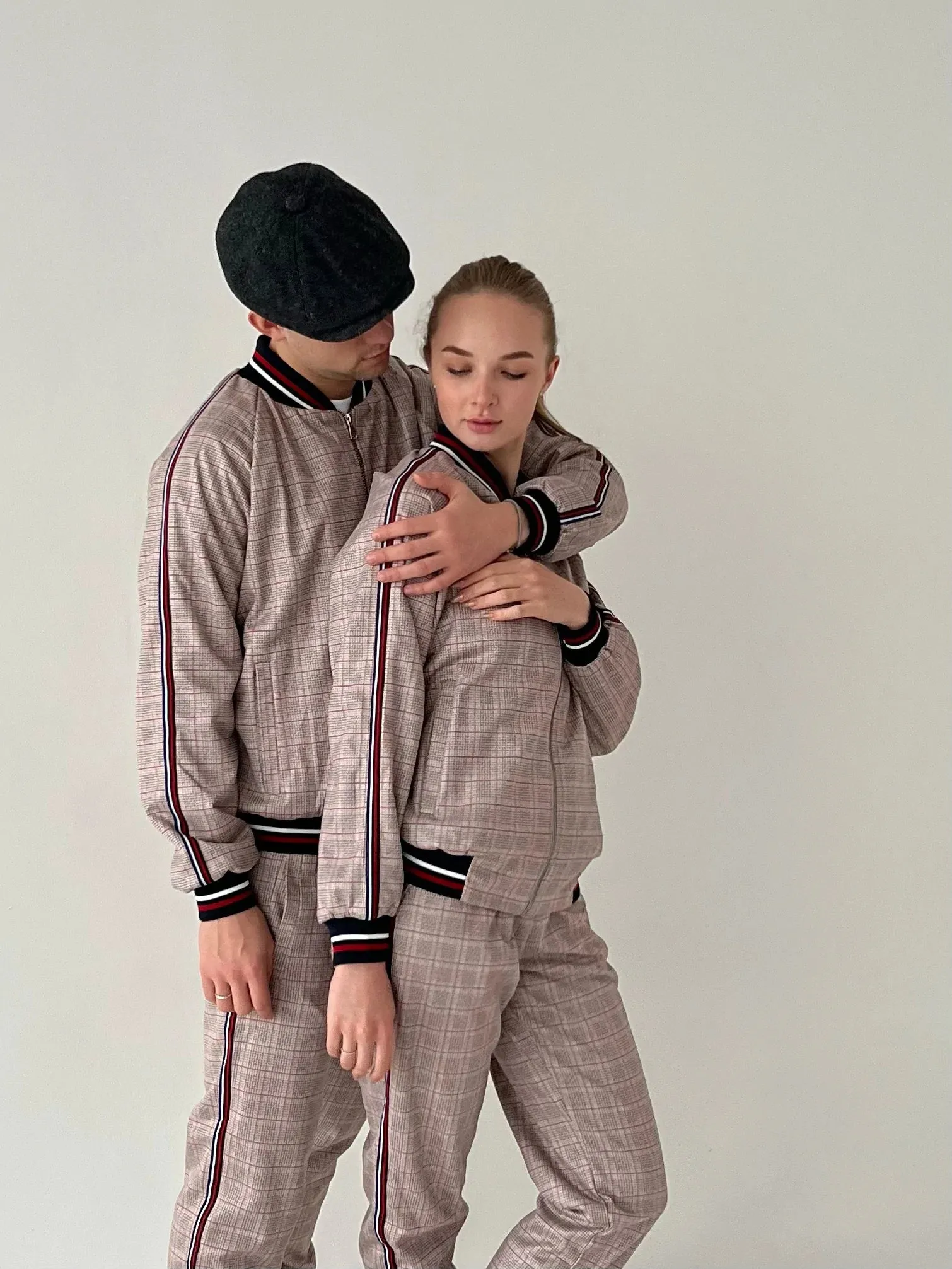 Women's Tracksuit Set in Beige