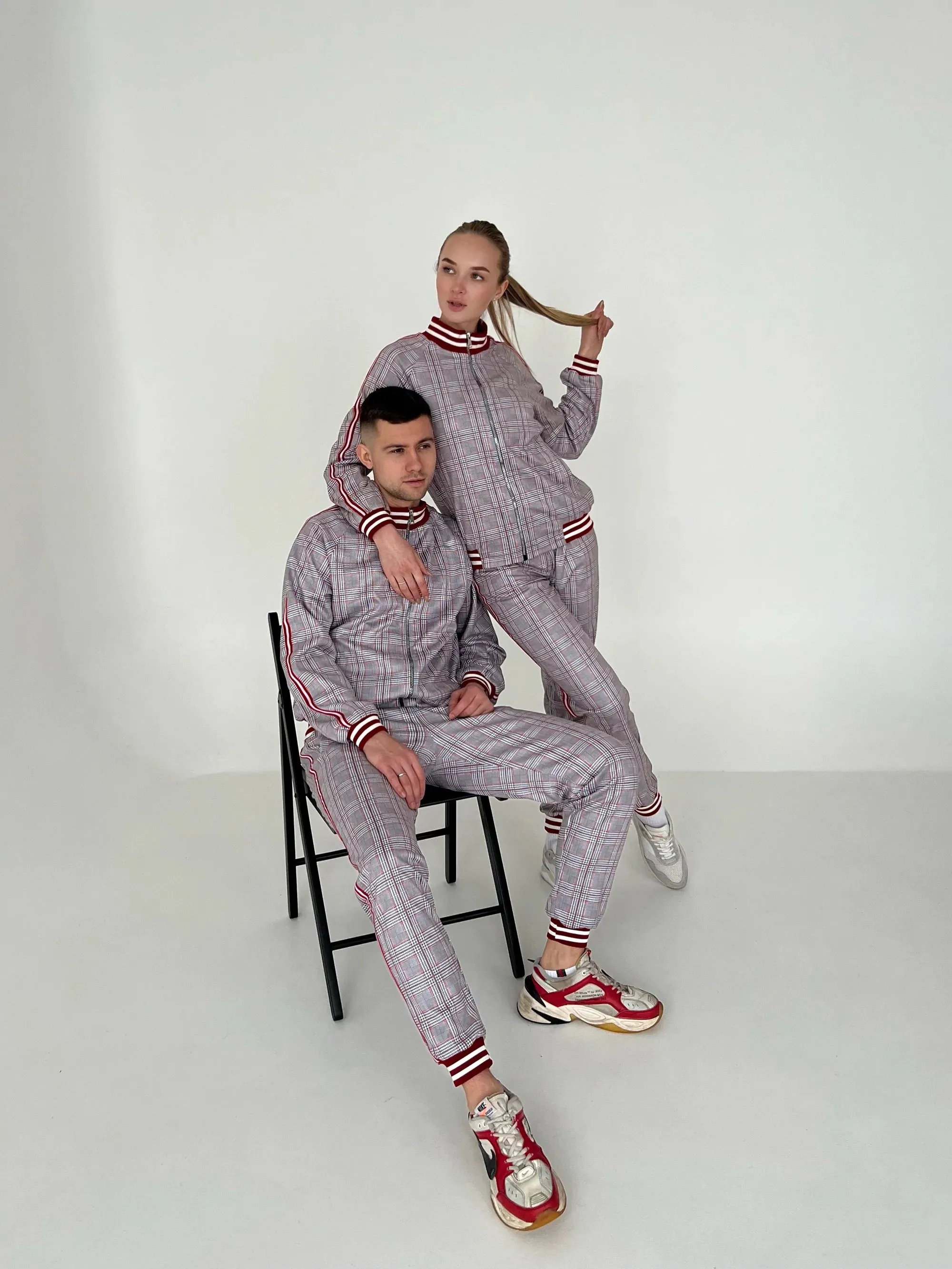 Women's Tracksuit Set in Grey