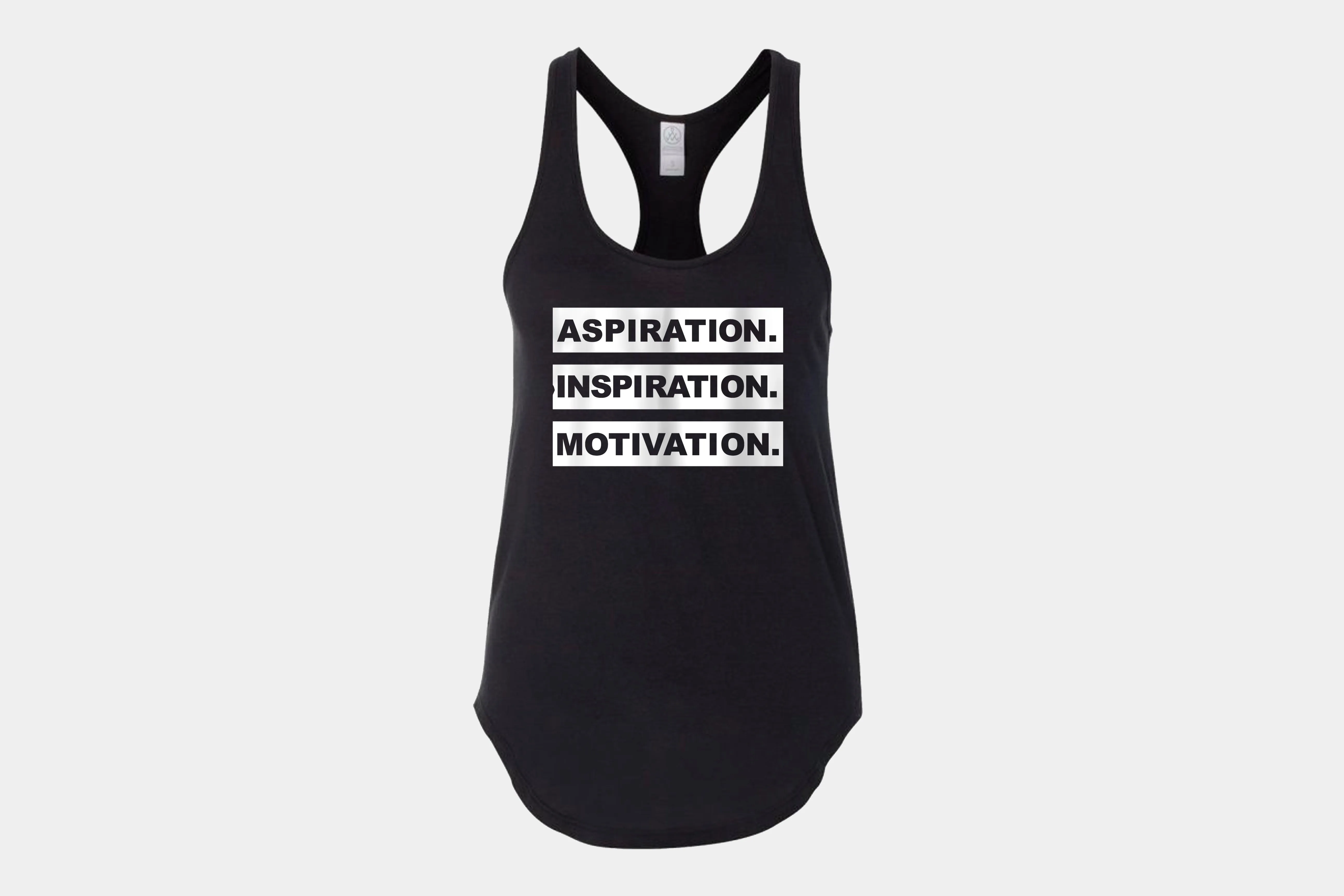 WOMEN'S WORKOUT RACERBACK TANK (BLACK)