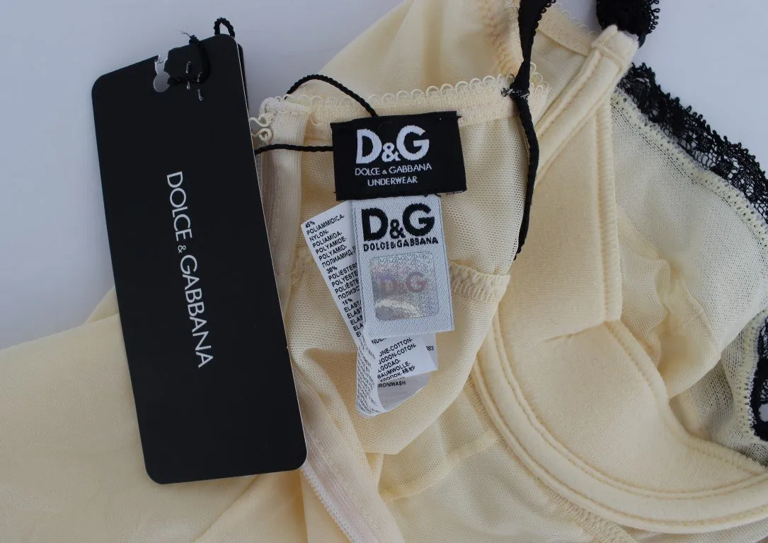 Yellow Camisole Lingerie Tank Top