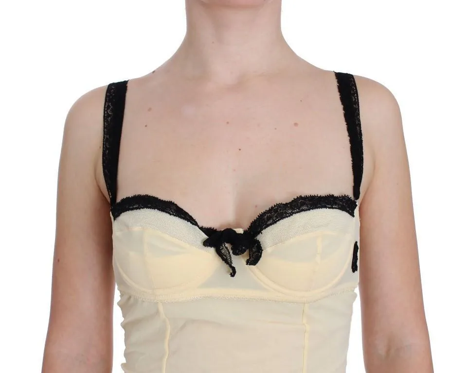 Yellow Camisole Lingerie Tank Top