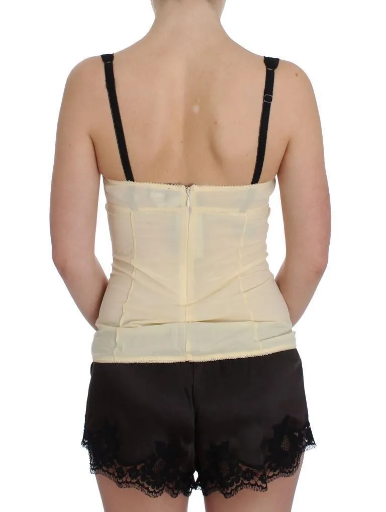 Yellow Camisole Lingerie Tank Top