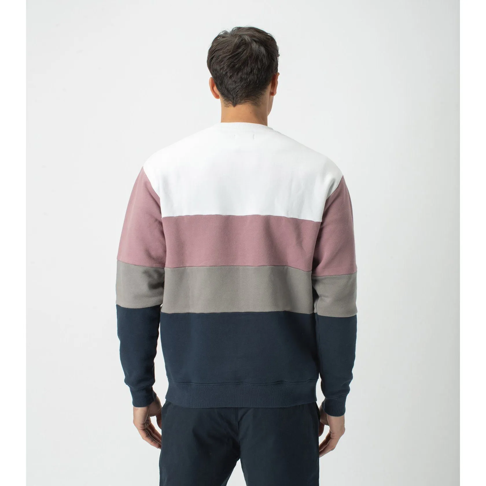 Zanerobe Panel Crew Sweat DK Musk Men 400-FLD